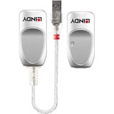 Lindy USB 1.1 Cat.6 Extender, USB-Extender silber, 50m