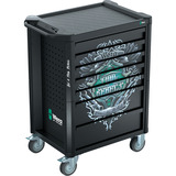 Wera 9800 Tool Rebel Werkstattwagen, ohne Werkzeug, Werkzeugwagen schwarz, Tool Rebel Design