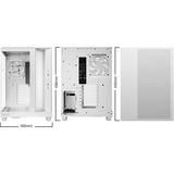 be quiet! Light Base 500 LX, Tower-Gehäuse weiß, Tempered Glass x 2