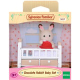 EPOCH Sylvanian Families - Schokoladenhasen Baby mit Babybett, Konstruktionsspielzeug 