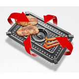 Medion Doppel Heißluftfritteuse Life P20 MD11760 XXL schwarz, 2.600 Watt, 2 Körbe je 4,35 Liter