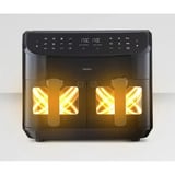 Medion Doppel Heißluftfritteuse Life P20 MD11760 XXL schwarz, 2.600 Watt, 2 Körbe je 4,35 Liter