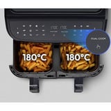 Medion Doppel Heißluftfritteuse Life P20 MD11760 XXL schwarz, 2.600 Watt, 2 Körbe je 4,35 Liter
