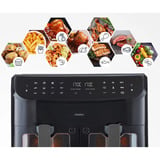 Medion Doppel Heißluftfritteuse Life P20 MD11760 XXL schwarz, 2.600 Watt, 2 Körbe je 4,35 Liter