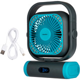 Medion LIFE Camping Ventilator E10 TF (MD 12065) grau/blau