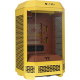 Thermaltake The Tower 250 Butter Caramel, Tower-Gehäuse gelb, Tempered Glass