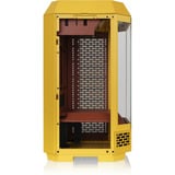 Thermaltake The Tower 250 Butter Caramel, Tower-Gehäuse gelb, Tempered Glass
