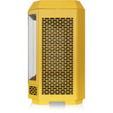 Thermaltake The Tower 250 Butter Caramel, Tower-Gehäuse gelb, Tempered Glass