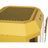 Thermaltake The Tower 250 Butter Caramel, Tower-Gehäuse gelb, Tempered Glass