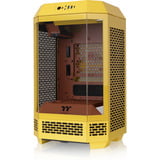 Thermaltake The Tower 250 Butter Caramel, Tower-Gehäuse gelb, Tempered Glass