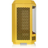 Thermaltake The Tower 250 Butter Caramel, Tower-Gehäuse gelb, Tempered Glass