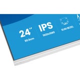 iiyama ProLite XB2497HSU-W1, LED-Monitor 60.5 cm (23.8 Zoll), weiß (matt), FullHD, IPS, HDMI, DP, USB-Hub, erg. Standfuß, 120Hz Panel