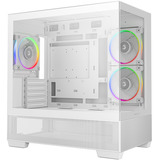 DeepCool CG380 3F , Tower-Gehäuse weiß, Temepered Glass x 2