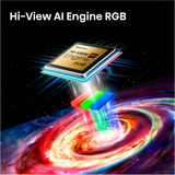Hisense 85UR8DS RGB MiniLED, LED-Fernseher 215 cm (85 Zoll), schwarz/dunkelgrau, UltraHD/4K, Hi-View AI Engine RGB, 180Hz Panel