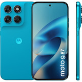 Motorola moto g87 256GB, Handy Blue Atoll, Android 16, 8 GB