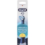  Oral-B iO Ultimative Reinigung 4er, Aufsteckbürste schwarz, Überlegene Plaque-Entfernung
