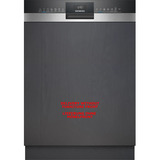 Siemens SN53ES22CE iQ300, Spülmaschine edelstahl (gebürstet)/schwarz, 60 cm, Home Connect