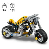 LEGO 42225 Technic Gelbes Motorrad, Konstruktionsspielzeug 