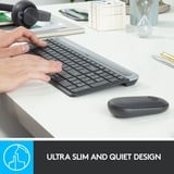 Logitech MK470 Slim Combo, Desktop-Set graphit, DE-Layout, Scherenmechanik