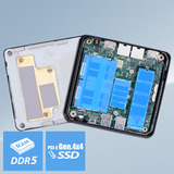 MSI Cubi NUC AI 1UMG-072XAT, Mini-PC schwarz, ohne Betriebssystem