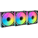 Alpenföhn WingBoost 4, Gehäuselüfter schwarz, 3er-Pack, 120 mm