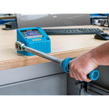 Hazet Elektronisches Drehmoment-Prüfgerät (7901E), Messgerät blau/schwarz, 10 – 350 Nm, 1/2 Zoll Vierkant