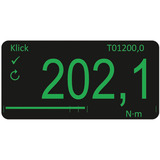 Hazet Elektronisches Drehmoment-Prüfgerät (7901E), Messgerät blau/schwarz, 10 – 350 Nm, 1/2 Zoll Vierkant