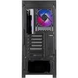 SilverStone Lucid 05, Tower-Gehäuse schwarz, 270° Panoramaglas-Design