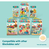 Spin Master Melissa & Doug - Blockables Stadt Spielset, Konstruktionsspielzeug 
