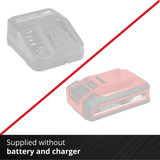 EINHELL Professional Akku-Winkelschleifer AXXIO 18/115, 18Volt rot/schwarz, ohne Akku und Ladegerät