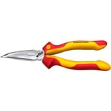 Wiha Flachrundzange Professional electric, Greifzange rot/gelb, mit Seitenschneider
