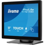 iiyama ProLite T1721MSC-B3, LED-Monitor 43 cm (17 Zoll), schwarz (matt), SXGA, TN, Touchscreen