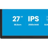 iiyama ProLite XB2792QSU-B1, LED-Monitor 68.6 cm (27 Zoll), schwarz (matt), QHD, IPS, HDMI, DP, USB-Hub, 120Hz Panel