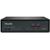 Shuttle XPC slim DN11H7, Barebone schwarz, ohne Betriebssystem