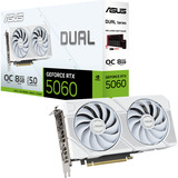 ASUS GeForce RTX 5060 DUAL OC WHITE 8GB, Grafikkarte weiß, DLSS 5, 3x DisplayPort, 1x HDMI 2.1
