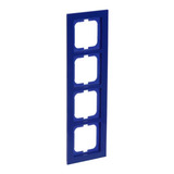 Busch-Jaeger Rahmen 4-fach blau, Retail