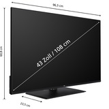 JVC LT-43VUQ3455, QLED-Fernseher 108 cm (43 Zoll), schwarz, UltraHD/4K, Triple Tuner, Smart TV, TiVo Betriebssystem