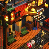 Lumibricks Steampunk-Bahnhof, Konstruktionsspielzeug 