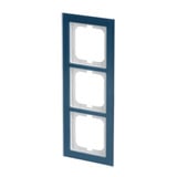Busch-Jaeger Abdeckrahmen 3-fach, Abdeckung blau, Retail