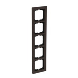 Busch-Jaeger Abdeckrahmen 5-fach, Abdeckung braun, Retail