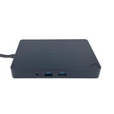 Dell WD15 USB-C Dock Generalüberholt, Dockingstation schwarz, HDMI, VGA, Mini DisplayPort