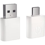 ENDORFY VIRO Infra Wireless Onyx White, Gaming-Headset weiß, 2,4-GHz-USB-C-Dongle, Bluetooth, USB-C, 3,5mm-Klinke