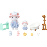 EPOCH Sylvanian Families - Marshmallow Mäuse Badespaß Spielset, Konstruktionsspielzeug 