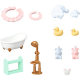 EPOCH Sylvanian Families - Marshmallow Mäuse Badespaß Spielset, Konstruktionsspielzeug 