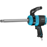 Hazet 1″ Twin Turbo Schlagschrauber (9014LGTT) blau/schwarz, Lösemoment 3.850 Nm, Lange Spindel 240 mm