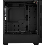 Sharkoon RGB LIT 200 Generalüberholt, Tower-Gehäuse schwarz, Front und Seitenteil aus gehärtetem Glas