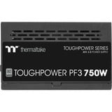 Thermaltake Toughpower PF3 750W, PC-Netzteil schwarz, 1x 12-Pin High Power GPU, 5x PCIe, Kabel-Management, 750 Watt