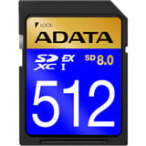 ADATA Premier Extreme SDXC SD8.0 512 GB, Speicherkarte schwarz, SD8.0 Express, UHS-I U3, Class 10, V30