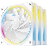 DeepCool FL12R SE WH 3IN1, Gehäuselüfter weiß, Reverse 3er Pack, 120 mm