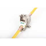 Digitus Professional Cat.7a S/FTP Verlegekabel simplex, B2ca gelb, 1.000 Meter Trommel